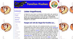 Desktop Screenshot of forellen-fischen.com